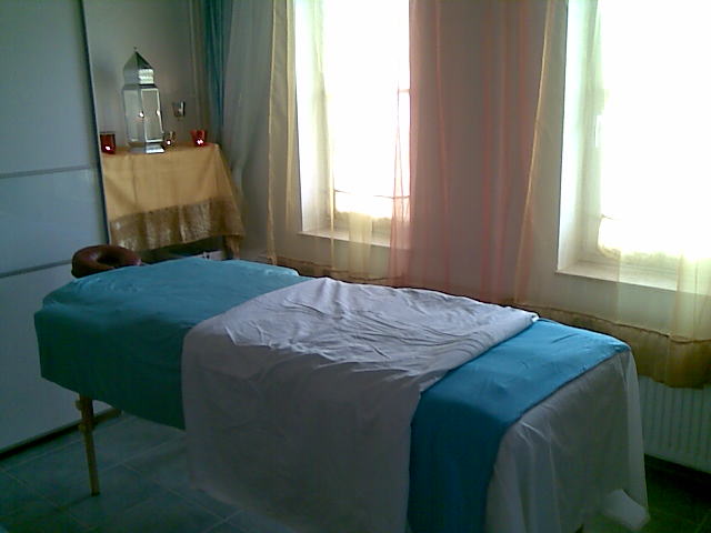 Massageliege.